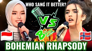 BOHEMIAN RHAPSODY - Putri Ariani (INDONESIA 🇮🇩) VS. Angelina Jordan (NORWAY 🇳🇴) Who sang it better?