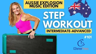 Step Aerobics Workout 🔥 Intermediate to Advanced Step Choreography with CDornerFitness 138 bpm #101