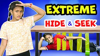 HIDE and SEEK Challenge - Trampoline Park | MyMissAnand