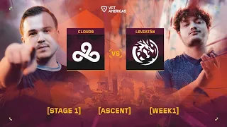 Cloud9 vs Leviatán - VCT Americas Stage 1 - W1D1 - Map 3