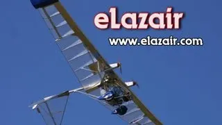 Electric powered ultralight aircraft, eLazair twin engine battery powered ultralight aircraft.