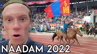 This is the Wildest Holiday You've Never Heard Of (NAADAM in MONGOLIA 2022 Vlog)