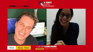 A Arte se Reinventa | Live com Cláudia Mauro e Edmundo Vitor | 4 ANOS DO TEATRO CESGRANRIO