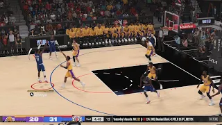 NBA 2K24 Gameplay (PS5) Lakers vs Clippers Hall of Fame Difficulty