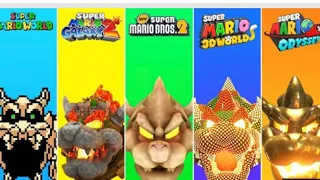 Evolution of BOWSERS CASTLE in Super Mario (1985 onwards) #supermario #bowser #evolution #nintendo