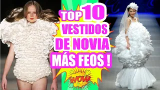 Los 10 Vestidos de Novia más Feos y Raros del Mundo! #TopTen SandraCiresArt