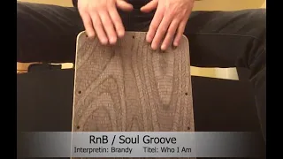 Cajon Groove RnB Soul, einfacher Rhythmus für Anfänger. Tutorial Lesson