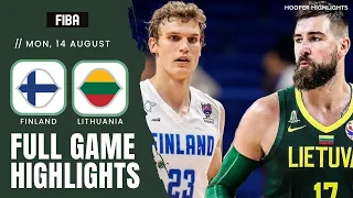 Finland vs Lithuania Full Game Highlights | Aug 14 | 2023 FIBA World Cup