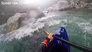 Sucked into a siphon on Soca River - June 2016