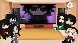 black haired anime character react to each other part 2/4  Dabi/Gundham