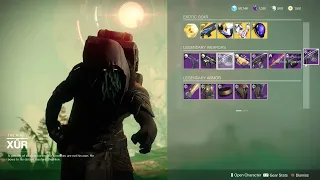 Xur has a weird roll this weekend!!!