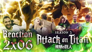 Attack on Titan - 2x6 Warrior - Group Reaction [REUPLOAD] YouSeeBIGGIRL T: T