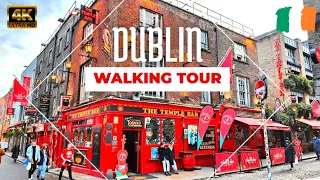 Dublin Walking Tour 1/3 | Ireland Travel | 4K HDR