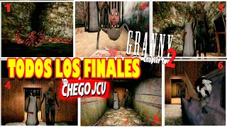 Todos los Finales BUENOS y MALOS de Granny Capitulo 2