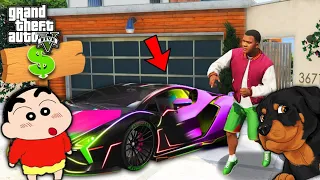 GTA 5: What if Franklin Touch anything Turns into Godcars ,Shinchan Shocked 😳😲|| Ps Gamester||