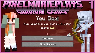 I died?! | Survival Let's Play Ep. 1 (Minecraft Java Version 1.20)