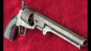 Зарядка и стрельба из Револьвера Colt Navy  (Кольт) 1851г