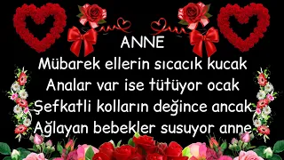 🌹 ANNELER GÜNÜNÜZ 🌹 KUTLU OLSUN 🌹 ANNELER GÜNÜ MESAJLARI 🌹 WHATSAPP DURUM ANLAMLI RESİMLİ