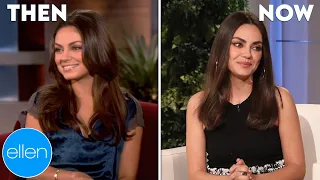 Then and Now: Mila Kunis' First and Last Appearances on 'The Ellen Show'