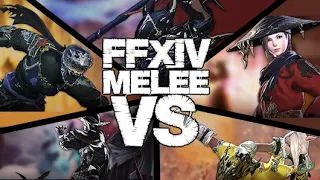 FFXIV Versus: Dragoon VS Monk VS Ninja VS Samurai VS Reaper (Melee EW Edition)