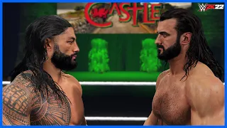 Drew Mclntyre vs Roman Reigns | WWE 2K22 CLASH AT THE CASTLE | Undisputed WWE Universal Championship