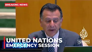 UN general assembly holds special emergency session to discuss the war on Gaza