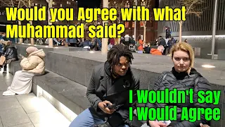 Kings Cross - Johnno and Amy tell some Hard Truths about Islam to a Muslim Lady