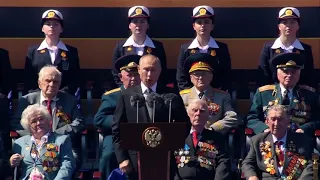Russia parade for 75th aniversary of Victory day - Russia Anthem