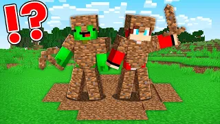 JJ And Mikey Survive In DIRT CIRCLE In Minecraft - Maizen