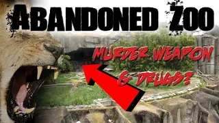 (WEAPONS & DRUGS FOUND) OVERNIGHT AT ABANDONED ZOO! 24 HOUR OVERNIGHT CHALLENGE | OmarGoshTV