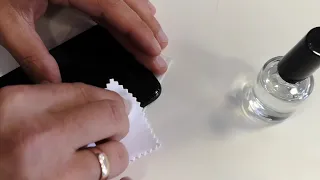 Заполнение пустот под защитным стеклом смартфонов жидким силиконовым гелем