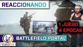 Reaccionando a la presentación Battlefield Portal, en 1 juego 4 Épocas jugables BRUTAL