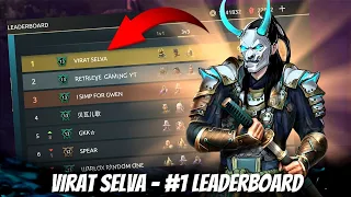 virat selva - #1 leaderboard // shadow fight 4: arena