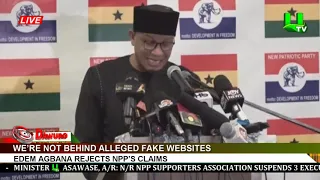 We’re not behind alleged fake websites – Edem Agbana rejects NPP’s claims