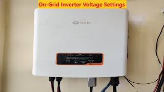 Under Grid Voltage Problem | Solis & Luminous | On-Grid Inverter | Solution & User Def Settings