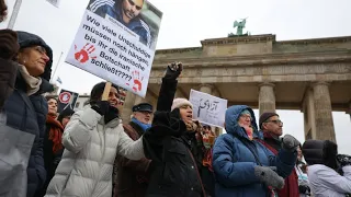 Nach Exekution in Iran: Berliner protestieren für Menschenrechte