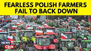 Polish Farmers Protest 2024 | Farmers Added Their Tractors To Growing EU Protest | N18V | News18