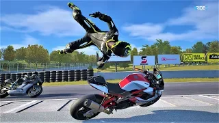 RIDE 3 CRASHES COMPILATION - RACING MOTOR #10