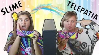 SLIME POR TELEPATIA ENTRE MÃE E FILHA (TWIN TELEPATHY SLIME CHALLENGE)