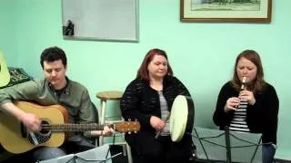 The New Country trio Irish tin whistle guitar bodhran