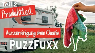 PuzzFuxx Reinigungstücher ➡️ Teil 2 ➡️ Wohnmobil Dach & Solar ohne Chemie reinigen | Außenreinigung