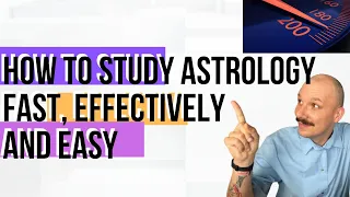 How to study Jyotish - fast, effectively & easy!