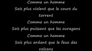 Mulan- Comme un homme (lyric french)