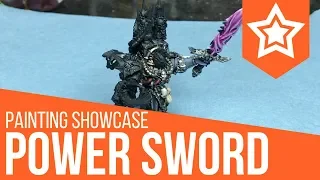Painting a 40K Power Sword