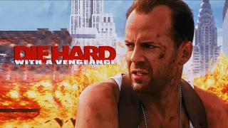 Die Hard with a Vengeance (1995) Movie || Bruce Willis, Jeremy Irons, Samuel L || Review and Facts