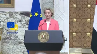 Gaza is facing famine and we cannot accept this! Von der Leyen EU debates