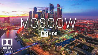 MOSCOW 8K Video HDR With Soft Piano Music - 60 FPS - 8K Nature Film