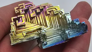 MAKING SOME INSANE BISMUTH CRYSTALS BY DOING THIS METHOD?!