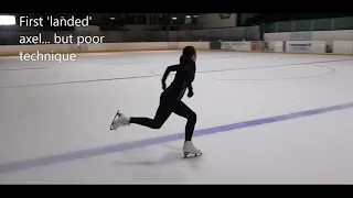 My Axel Journey // Adult Figure Skating Progress