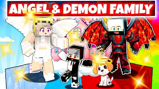 Having An ANGEL/DEMON FAMILY in Minecraft! (Hindi)